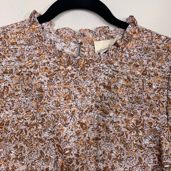 UNIVERSAL THREADS Microfloral Tiered Cottage Core Midi Maxi Dress Large - Picture 5 of 12